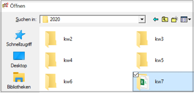 Import CSV Dateien